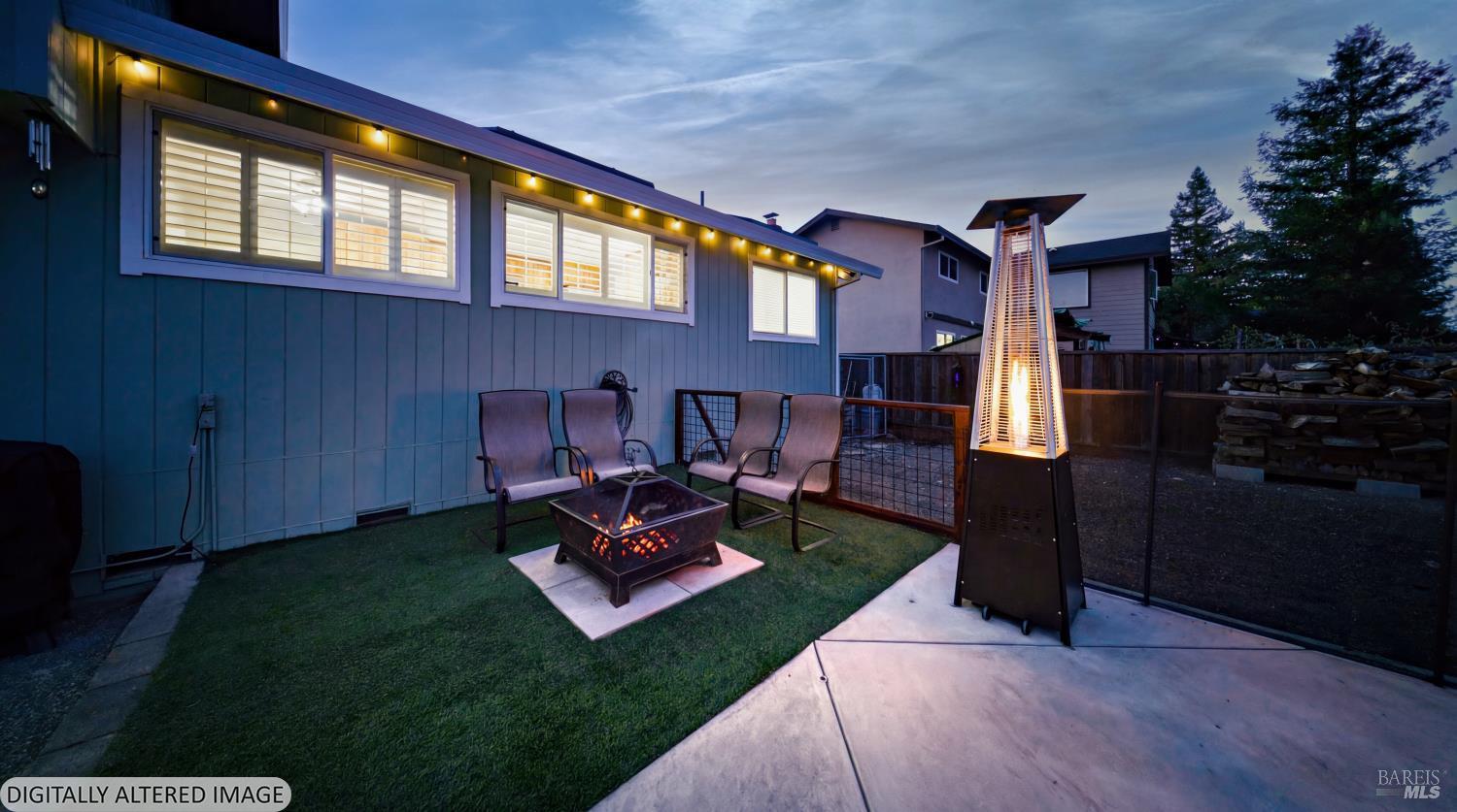 5328 Daniel Drive Rohnert Park, CA 94928 - Photo 37 of 42 a view of a house with backyard and sitting area