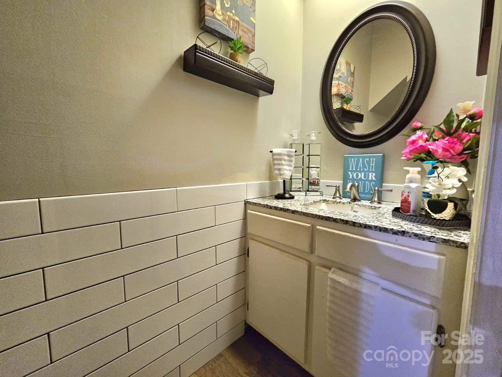 7344 Rena Mae Lane Charlotte, NC 28227 - Photo 6 of 19 a bathroom with a sink and a mirror