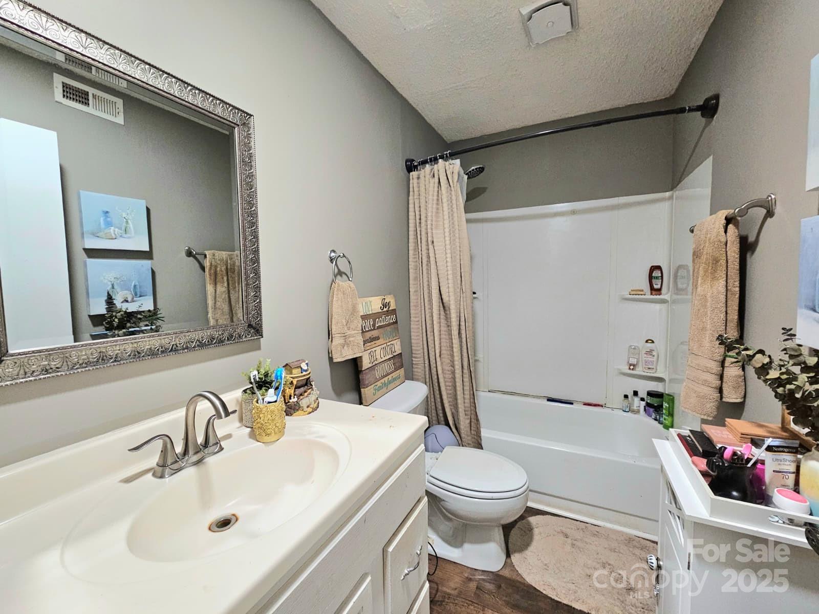 7344 Rena Mae Lane Charlotte, NC 28227 - Photo 8 of 19 a bathroom with a sink toilet and shower