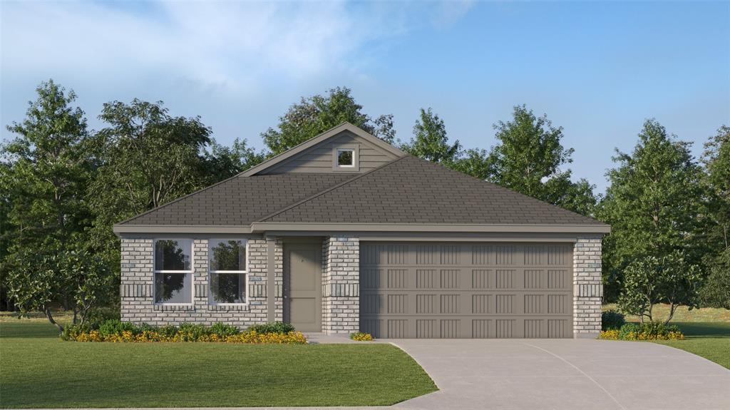 14130 Hammersmith Street Pilot Point, TX 76258 - Photo 1 of 1 View of front of home with a garage and a front yard