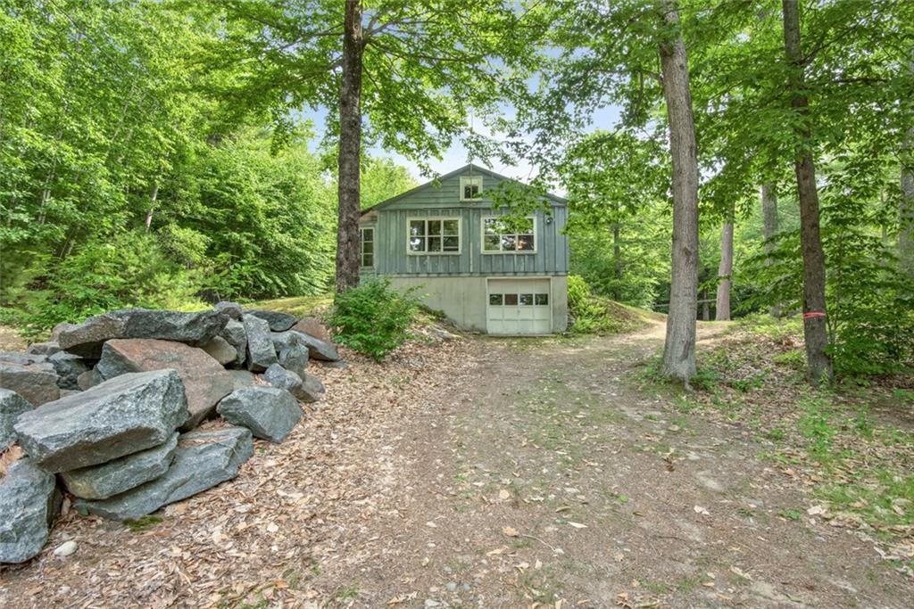 56 Grand View Road Acton, ME 04001 - Photo 12 of 30 Side view of camp with full walk out...