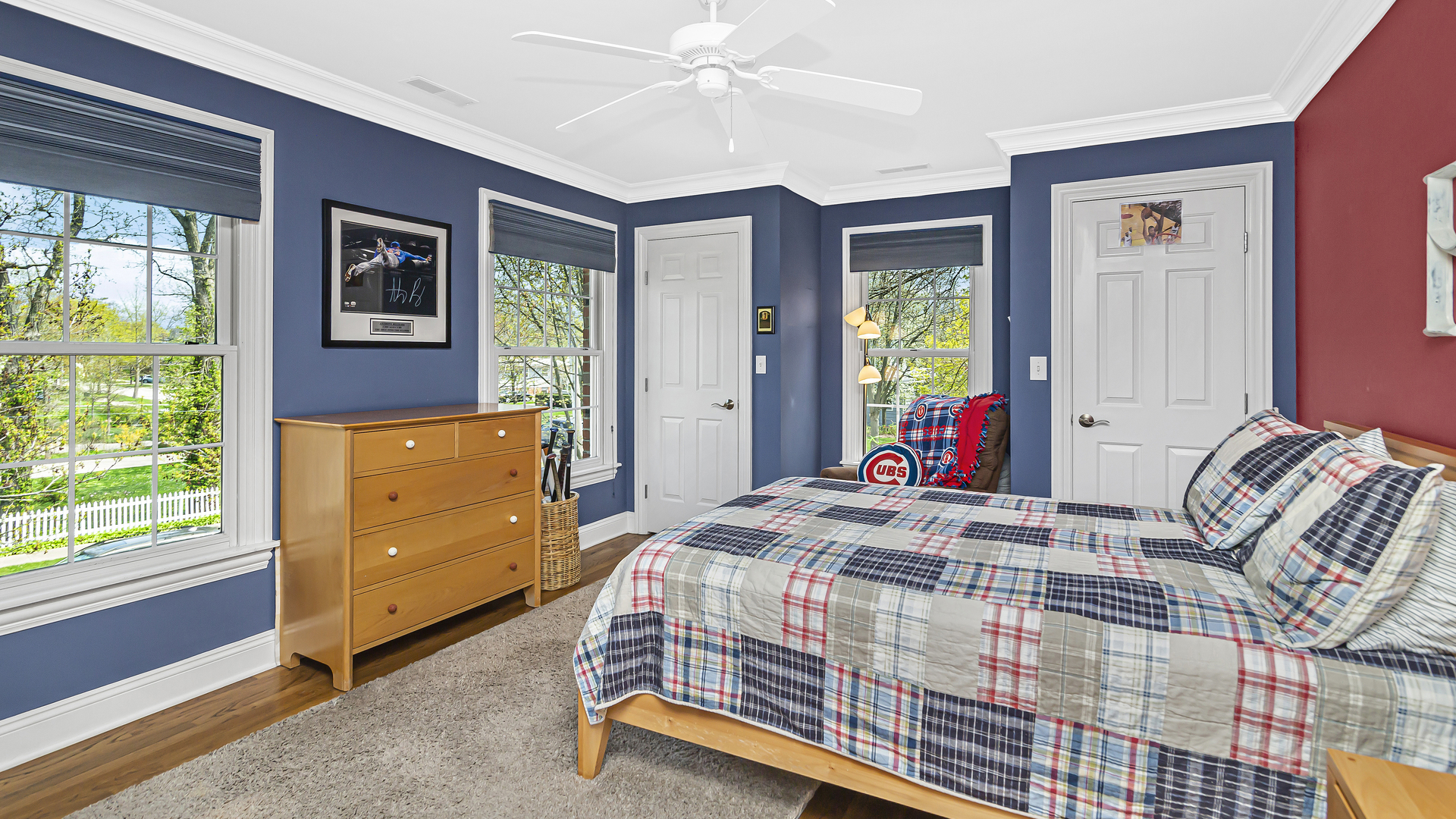 300 Walnut Street Winnetka, IL 60093 - Photo 23 of 28 a bedroom with a bed and a dresser