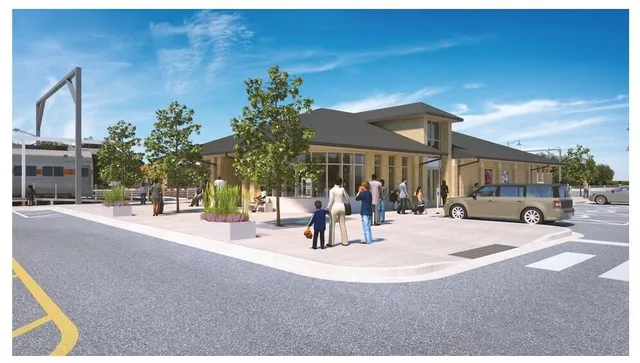 a swimming pool with outdoor seating and yard