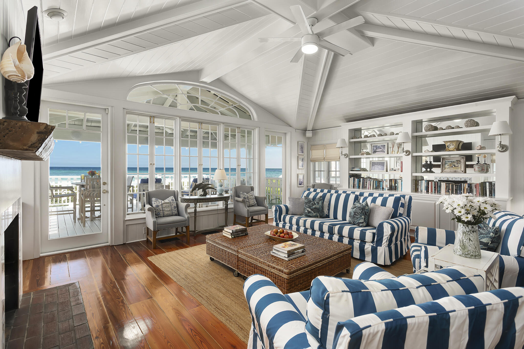 2040 East County Highway 30A Santa Rosa Beach, FL 32459 - Photo 22 of 51 a view of a livingroom with furniture window and wooden floor