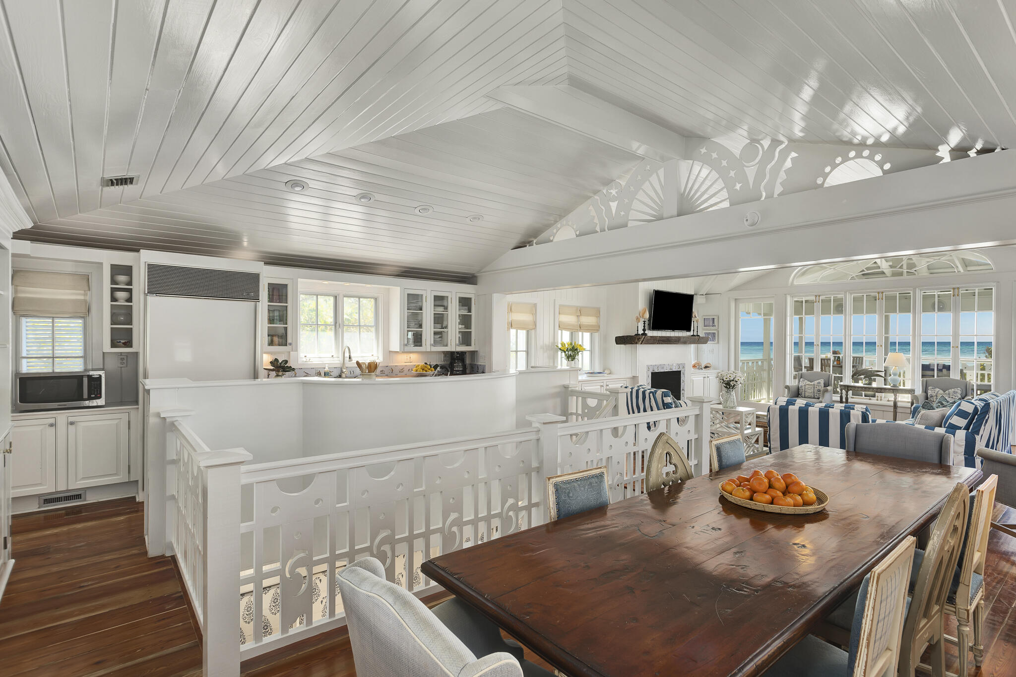 2040 East County Highway 30A Santa Rosa Beach, FL 32459 - Photo 29 of 51 a living room with furniture and view of kitchen