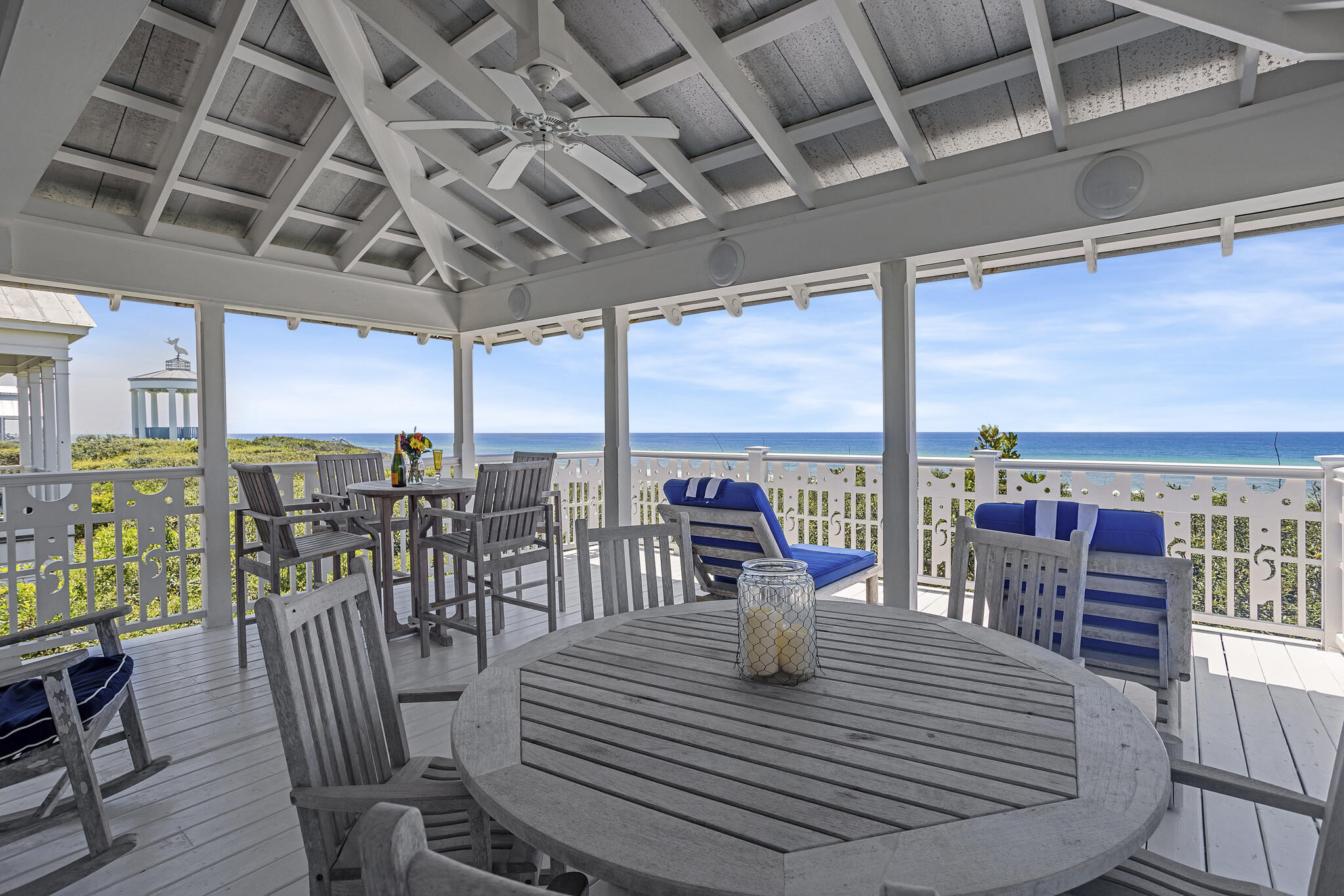 2040 East County Highway 30A Santa Rosa Beach, FL 32459 - Photo 35 of 51 a view of a dining room with furniture window and outside view