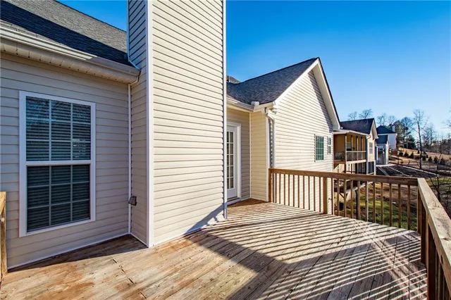 a view of a roof deck