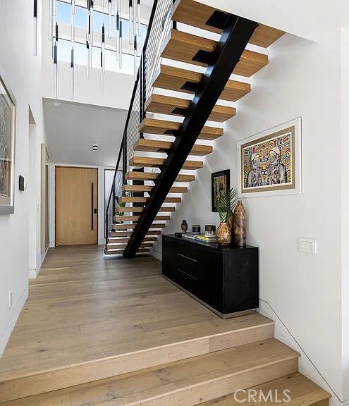 12132 Otsego Street Valley Village, CA 91607 - Photo 16 of 75 a living room with stairs