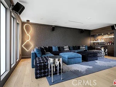 12132 Otsego Street Valley Village, CA 91607 - Photo 20 of 75 a living room with furniture rug and wooden floor