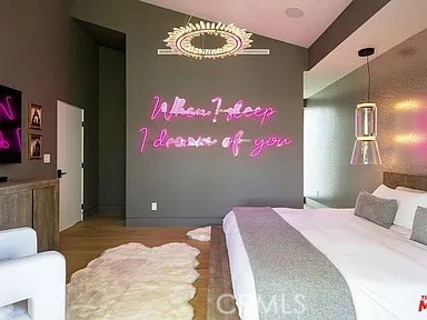 12132 Otsego Street Valley Village, CA 91607 - Photo 32 of 75 a bedroom with a bed and a couch