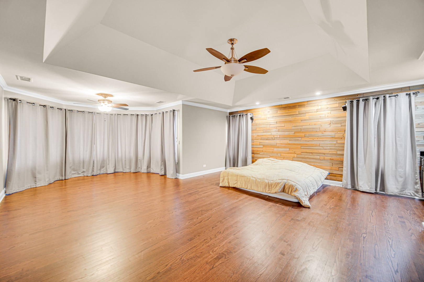 3N777 Walt Whitman Road St. Charles, IL 60175 - Photo 12 of 29 a view of an empty room with wooden floor and a window