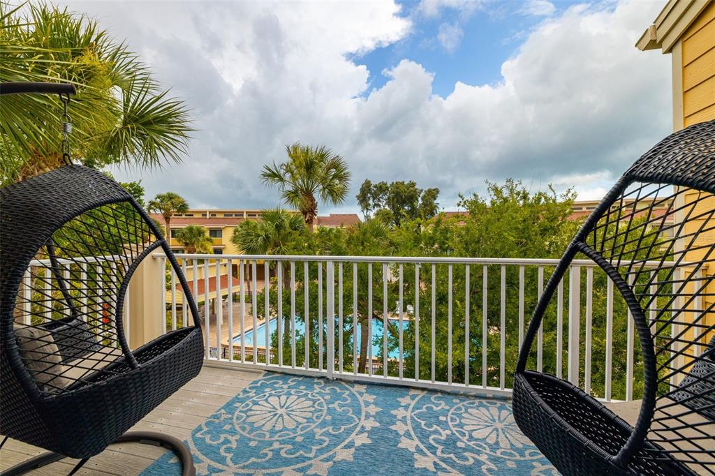 533 Sandy Hook Road Treasure Island, FL 33706 - Photo 20 of 46 a view of balcony with furniture