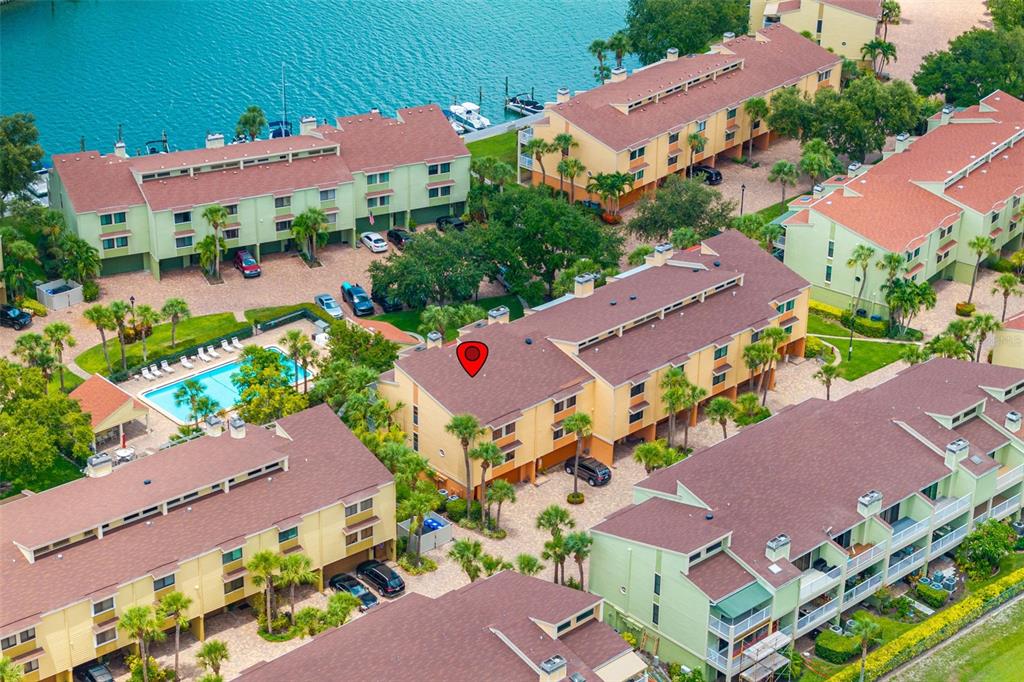 533 Sandy Hook Road Treasure Island, FL 33706 - Photo 39 of 46 an aerial view of residential houses with outdoor space and street view