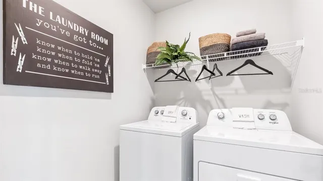 a view of washer and dryer