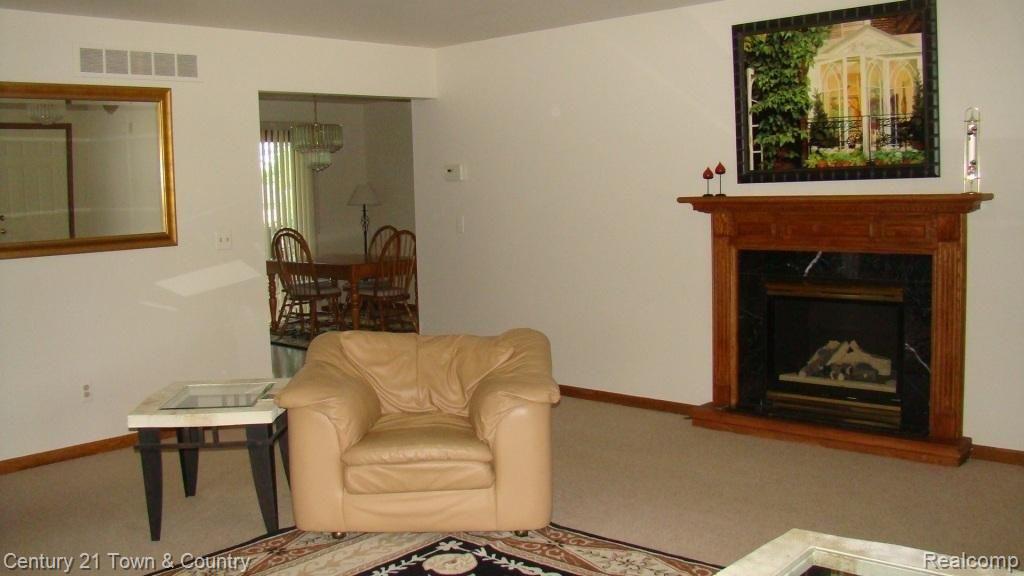 1920 South Shore Drive Rochester, MI 48307 - Photo 15 of 16 Living room fireplace
