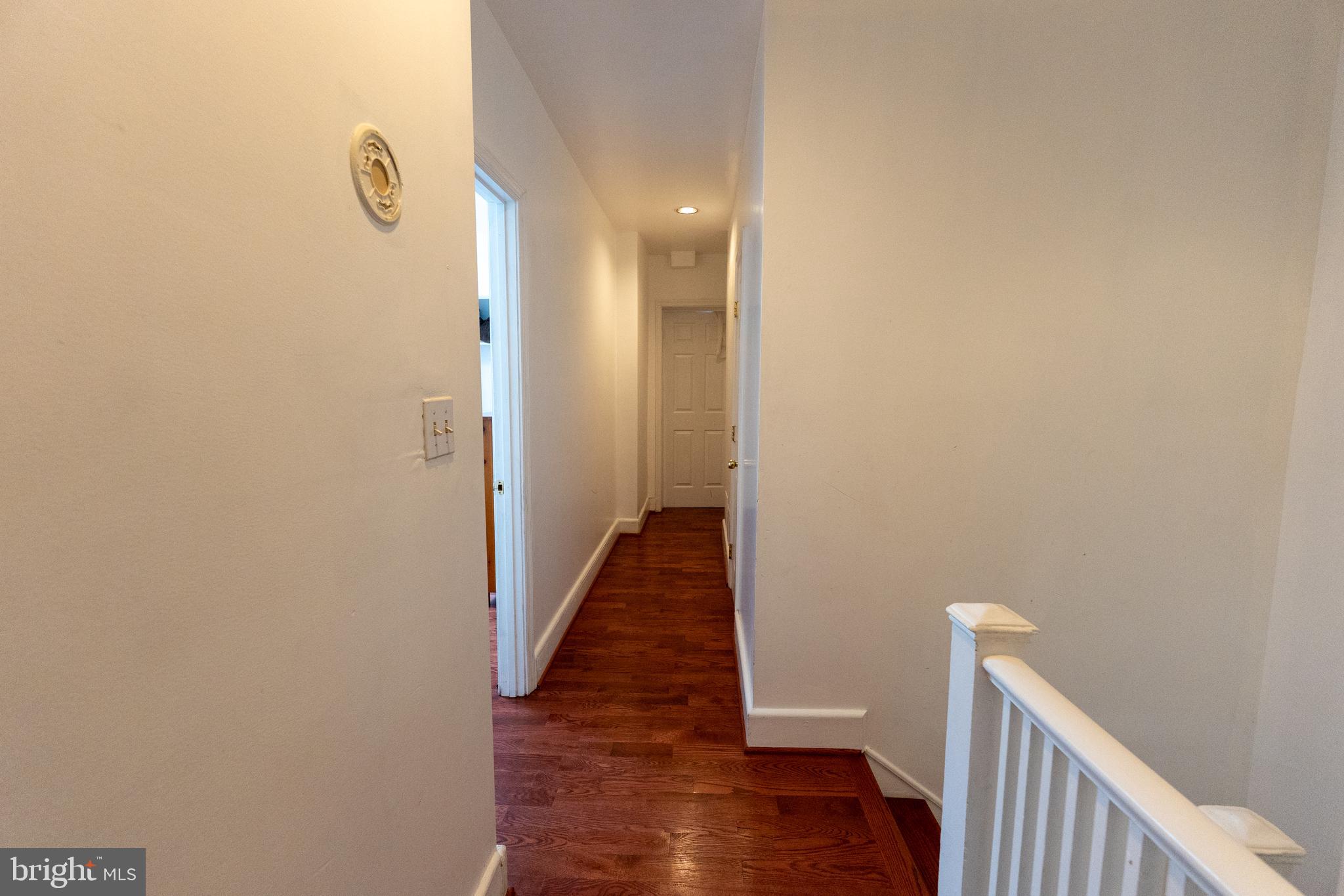 4705 8th Street Northwest Washington, DC 20011 - Photo 15 of 30 a view of a hallway with wooden floor