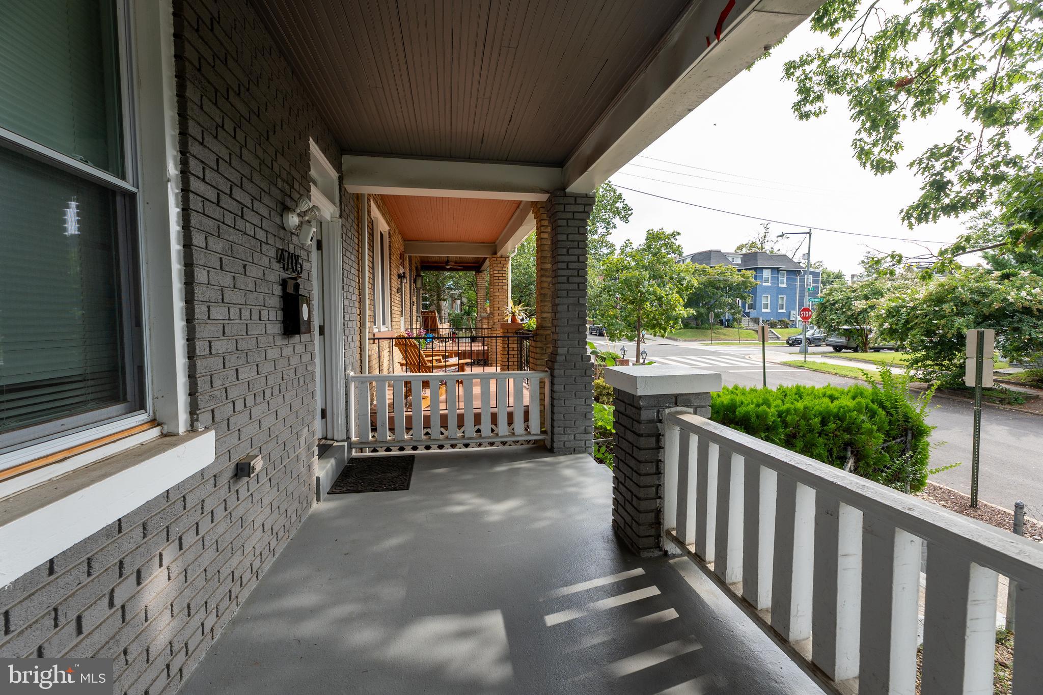 4705 8th Street Northwest Washington, DC 20011 - Photo 27 of 30 a view of a porch