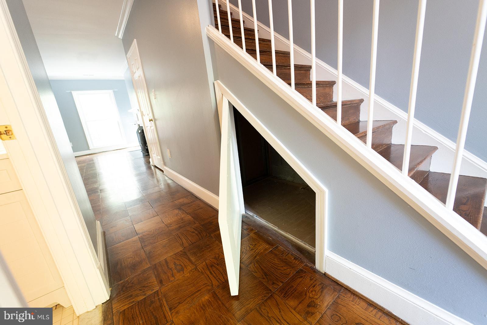3237 Sutton Place Northwest, Unit A Washington, DC 20016 - Photo 31 of 54 Hidden Storage Area beneath the staircase.