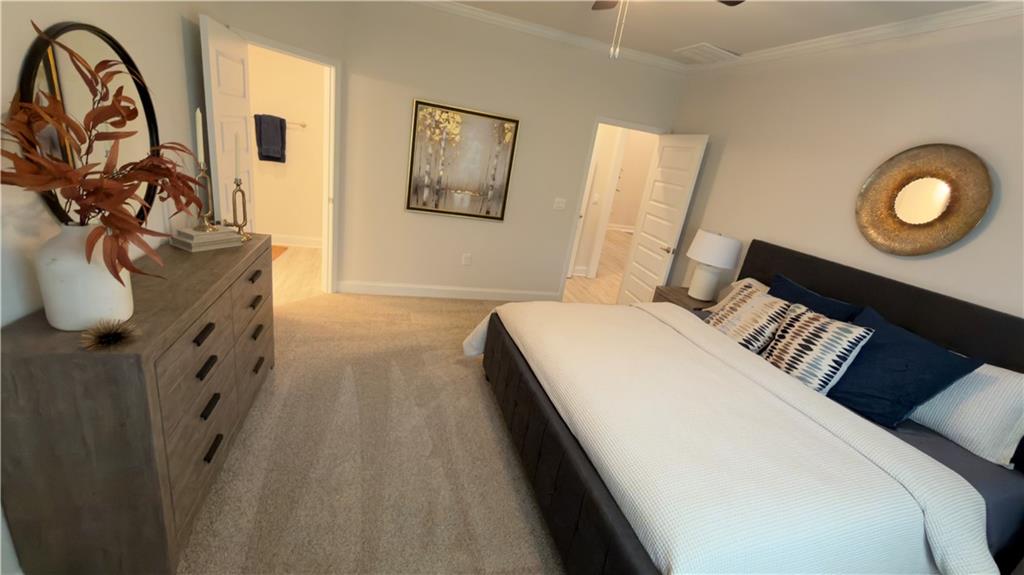 620 Bald Ridge Circle Demorest, GA 30535 - Photo 21 of 43 a bedroom with bed and a window