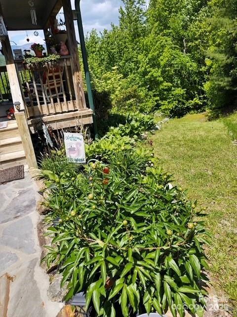 612 Old Home Place Road Tuckasegee, NC 28783 - Photo 33 of 42 an aerial view of a house with a yard