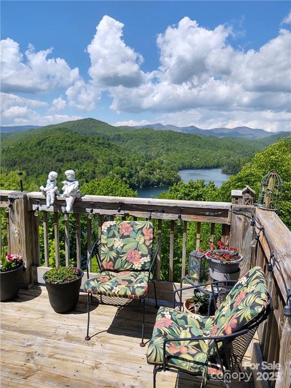 612 Old Home Place Road Tuckasegee, NC 28783 - Photo 9 of 42 a view of balcony with furniture