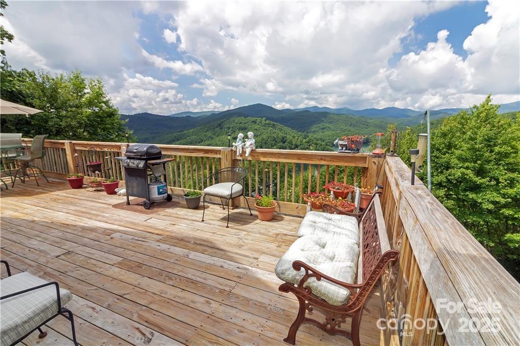 612 Old Home Place Road Tuckasegee, NC 28783 - Photo 10 of 42 a view of swimming pool with sitting area