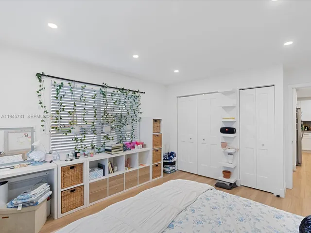 a room with furniture and window