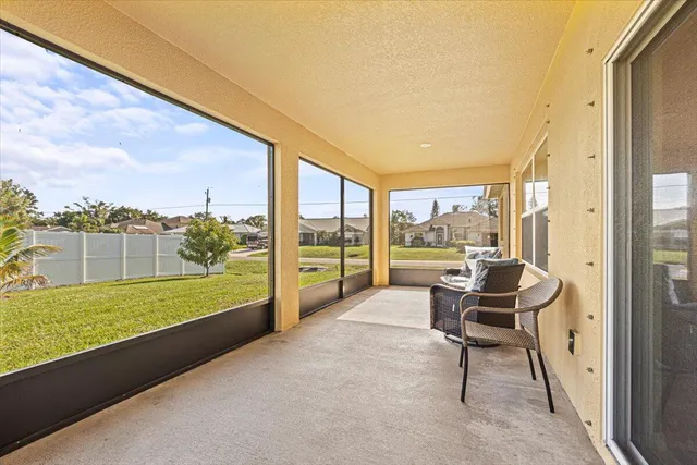 a view of a outdoor space with seating area