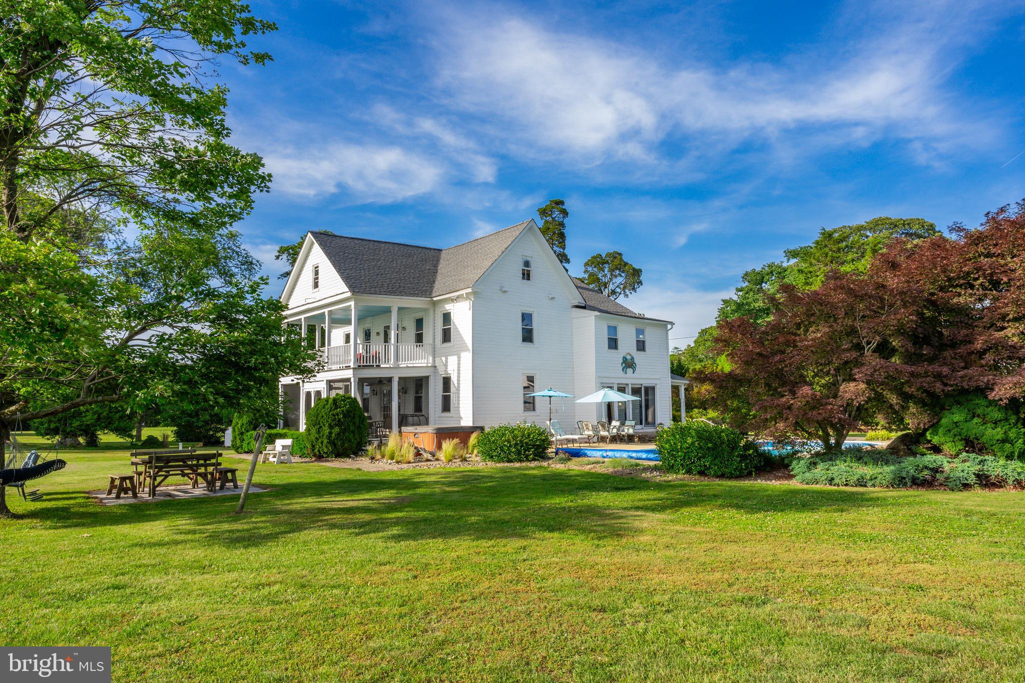 5365 Buena Vista Road Prince Frederick, MD 20678 - Photo 16 of 74 a front view of house with yard and green space