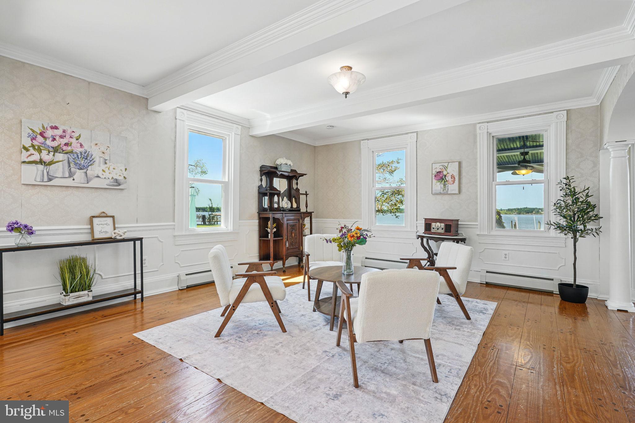 5365 Buena Vista Road Prince Frederick, MD 20678 - Photo 49 of 74 a living room with furniture and a wooden floor