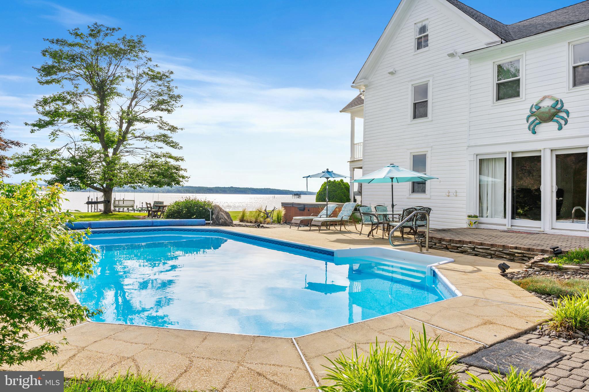 5365 Buena Vista Road Prince Frederick, MD 20678 - Photo 5 of 74 a view of swimming pool with outdoor seating