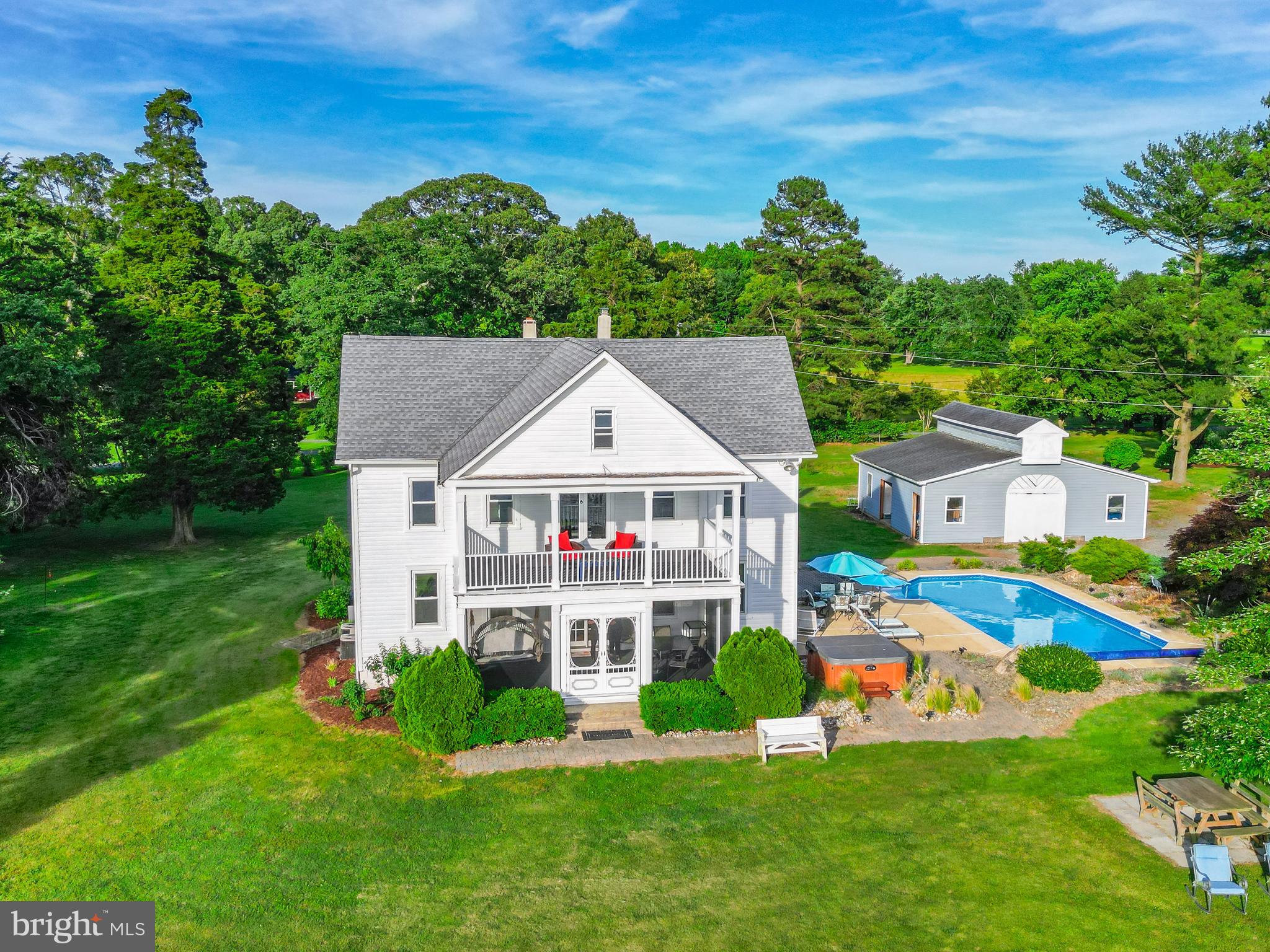 5365 Buena Vista Road Prince Frederick, MD 20678 - Photo 6 of 74 a view of a house with a big yard and potted plants