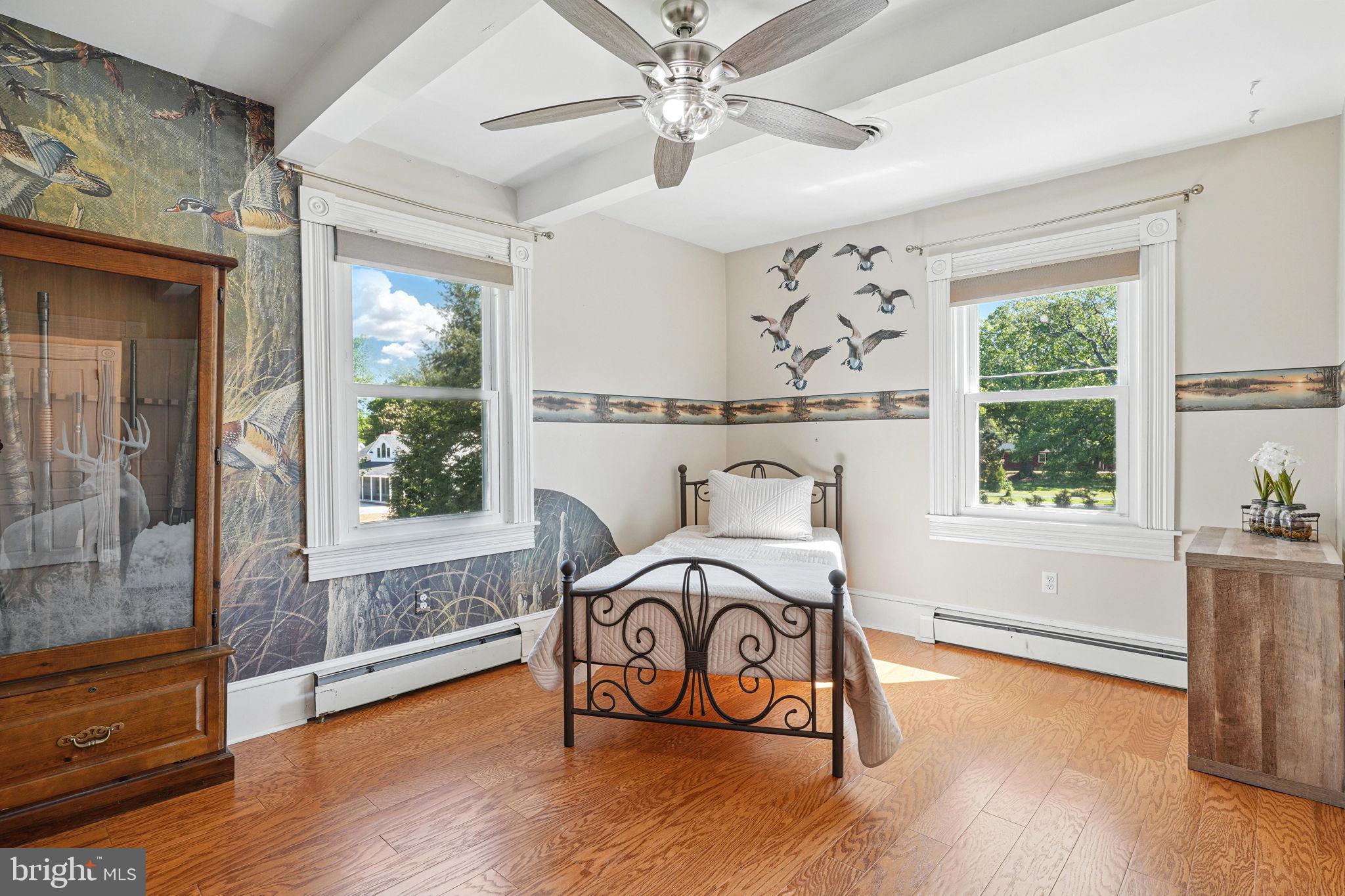 5365 Buena Vista Road Prince Frederick, MD 20678 - Photo 62 of 74 a view of a workspace with wooden floor and a window