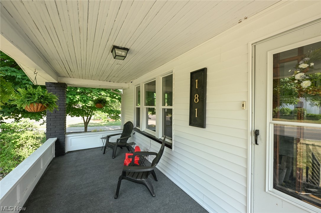 181 Swartz Road Akron, OH 44319 - Photo 4 of 23 Imagine sitting on the covered front porch, watching the world go by, warm summer breezes on your face. Relaxing!