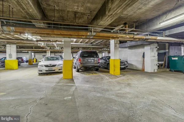 a view of a balcony with city view