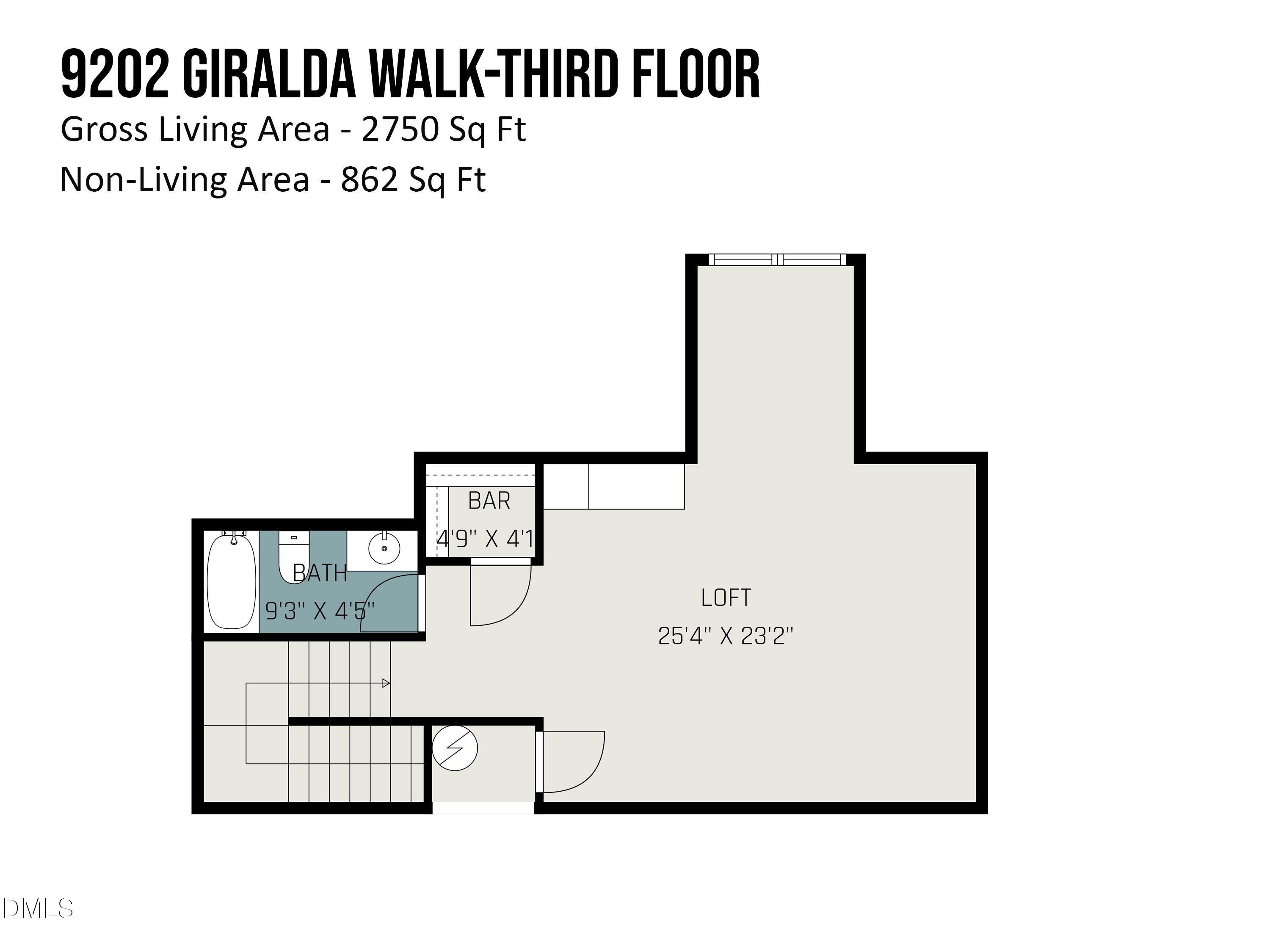 9202 Giralda Walk Raleigh, NC 27617 - Photo 27 of 27 Giralda Floorplan
