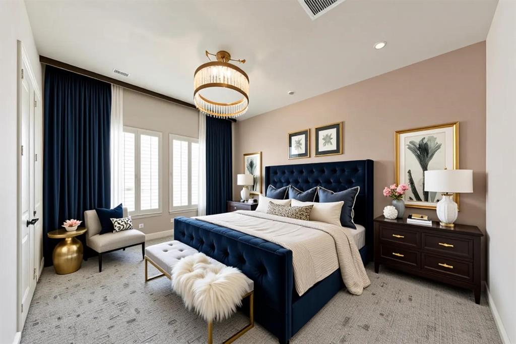 7929 Maddox Road Plano, TX 75024 - Photo 8 of 26 Virtually staged primoary bedroom so you can see what is possible.