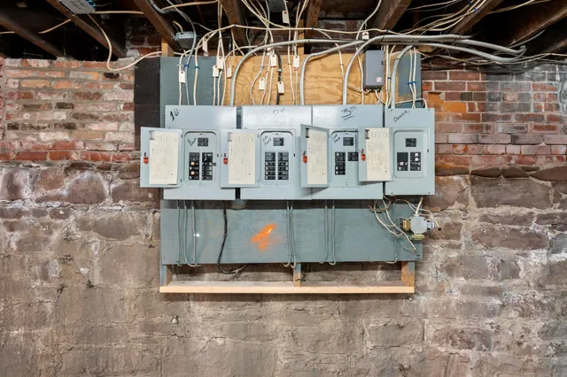 a view of water heater room