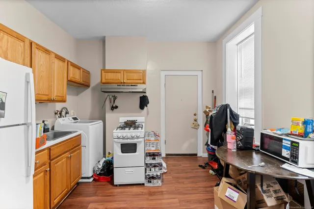 a room with storage and utility