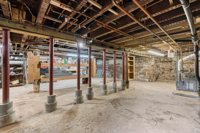 a view of water heater room