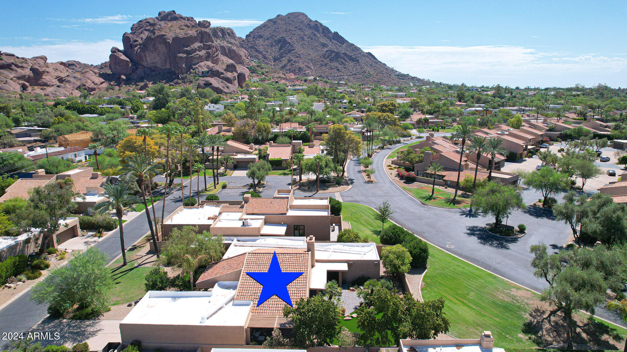 4440 East Camelback Road, Unit 32 Phoenix, AZ 85018 - Photo 52 of 54 an aerial view of a city