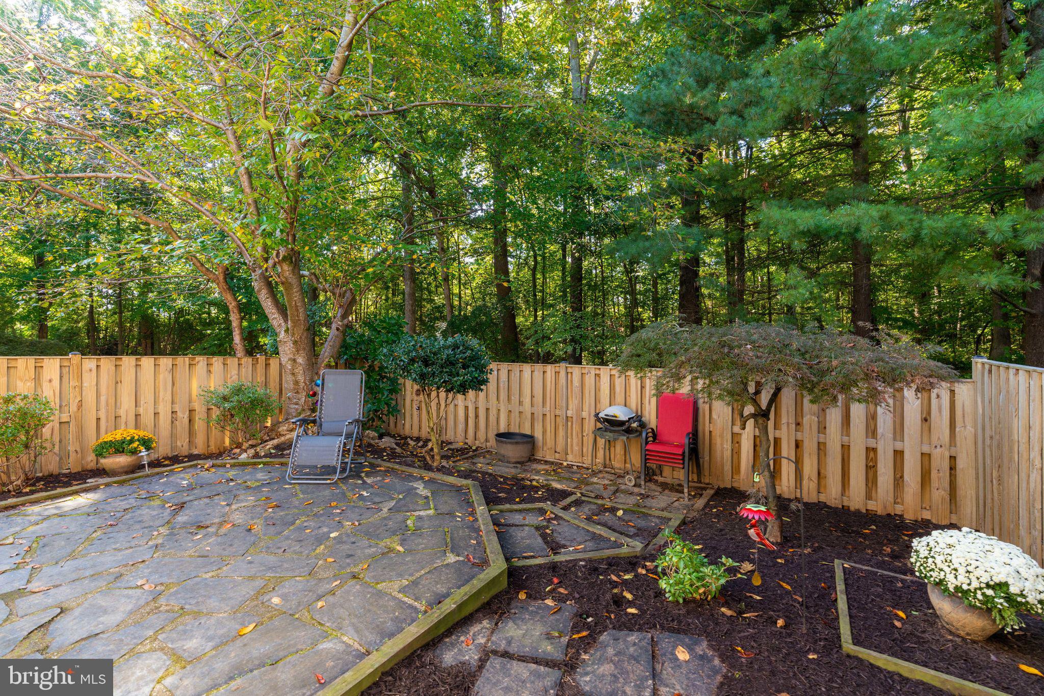 7909 Treeside Court Springfield, VA 22152 - Photo 31 of 35 Patio backs to wooded area