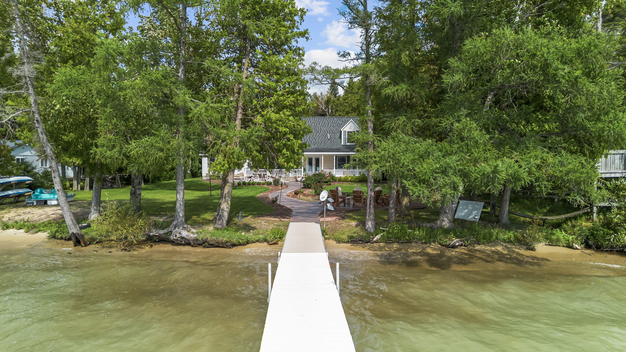7249 McDonald Road Cheboygan, MI 49721 - Photo 8 of 60 View from Mullett Lake