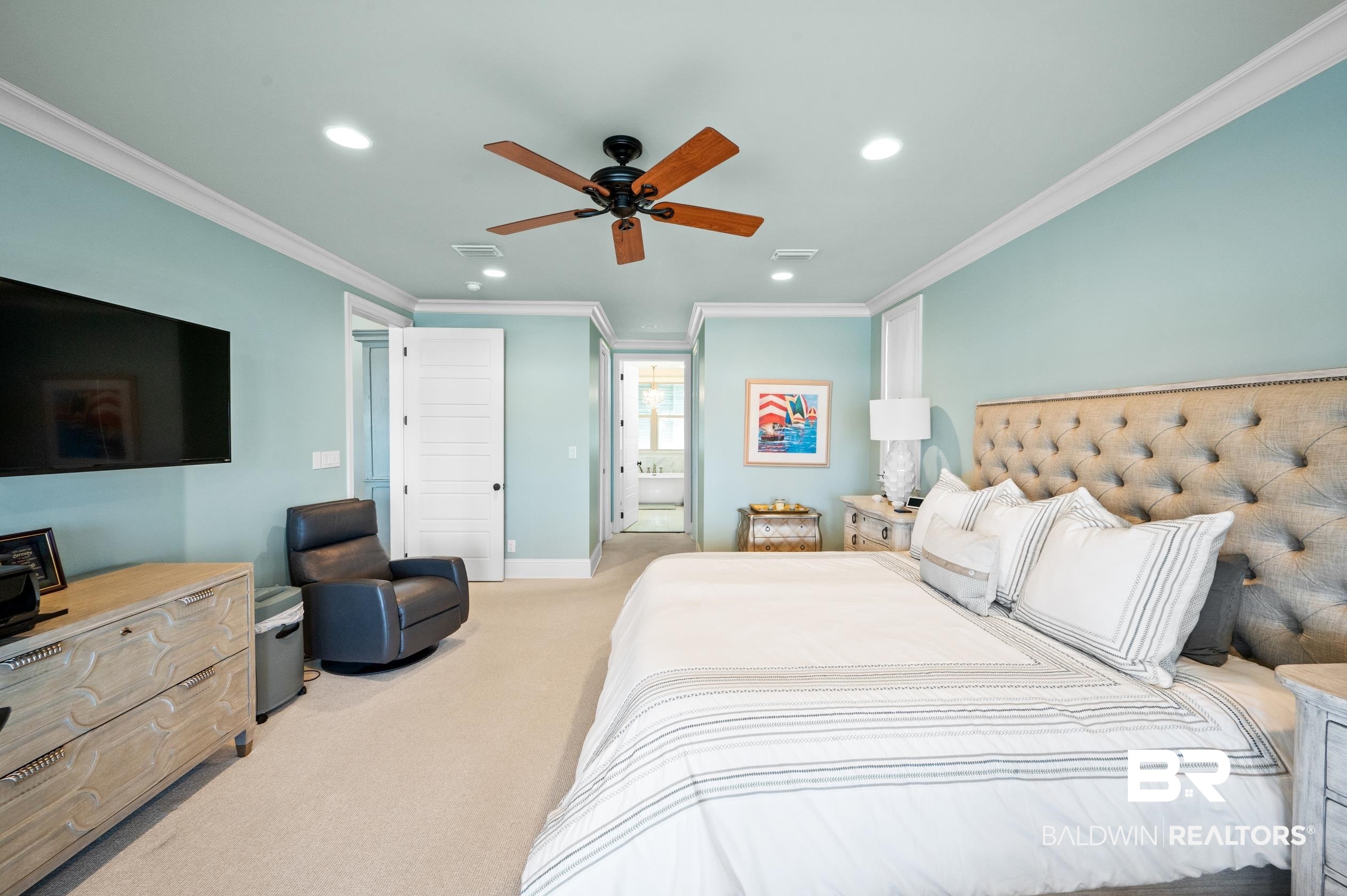 32760 River Road Orange Beach, AL 36561 - Photo 19 of 49 Spacious Primary Bedroom w/en-suite