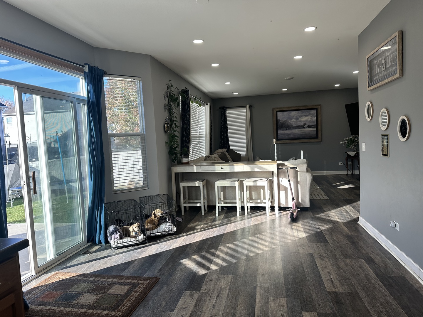 1313 Roth Drive Joliet, IL 60431 - Photo 15 of 22 a room with furniture pool table and a large window