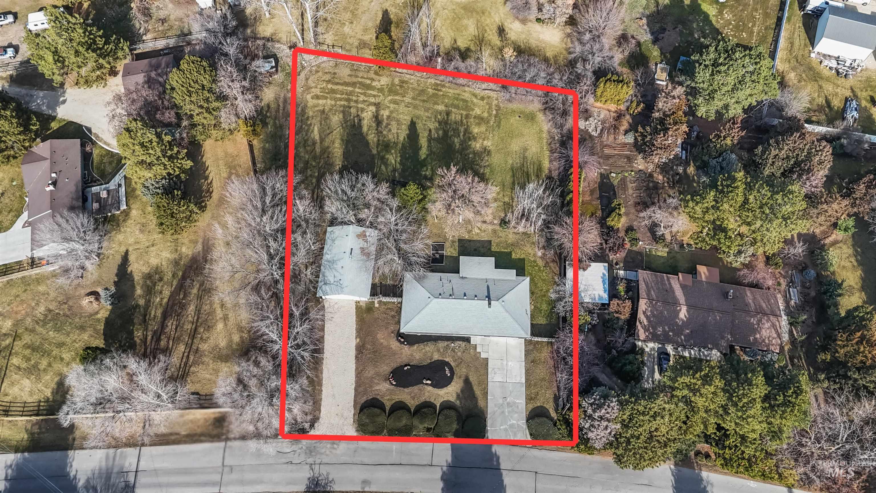 7144 West Diamond Street Boise, ID 83709 - Photo 32 of 47 Aerial view of property's location with property parcel outlined