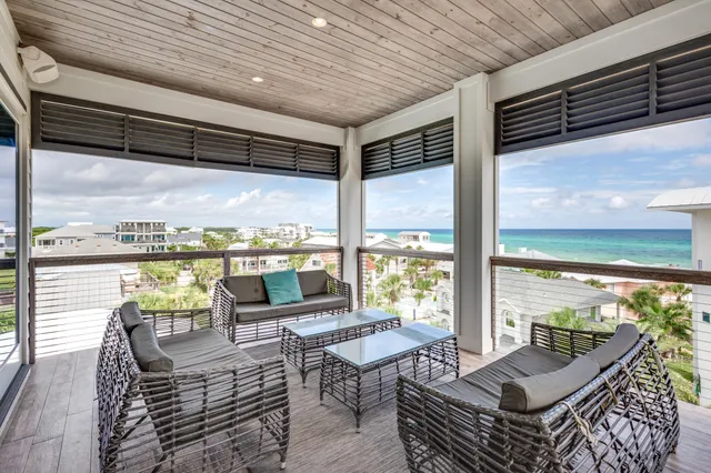 a outdoor space with chairs