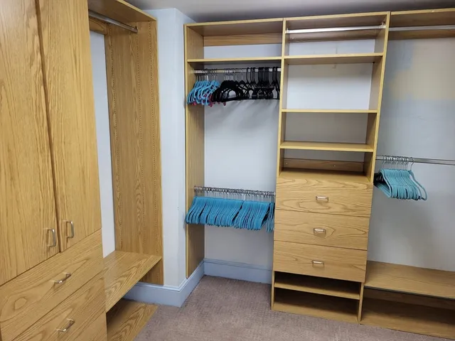 a view of walk in closet