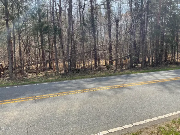 a view of pool and trees in the background