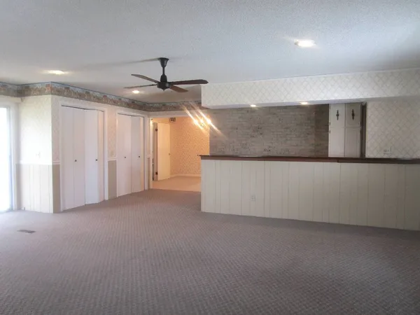 a view of an empty room